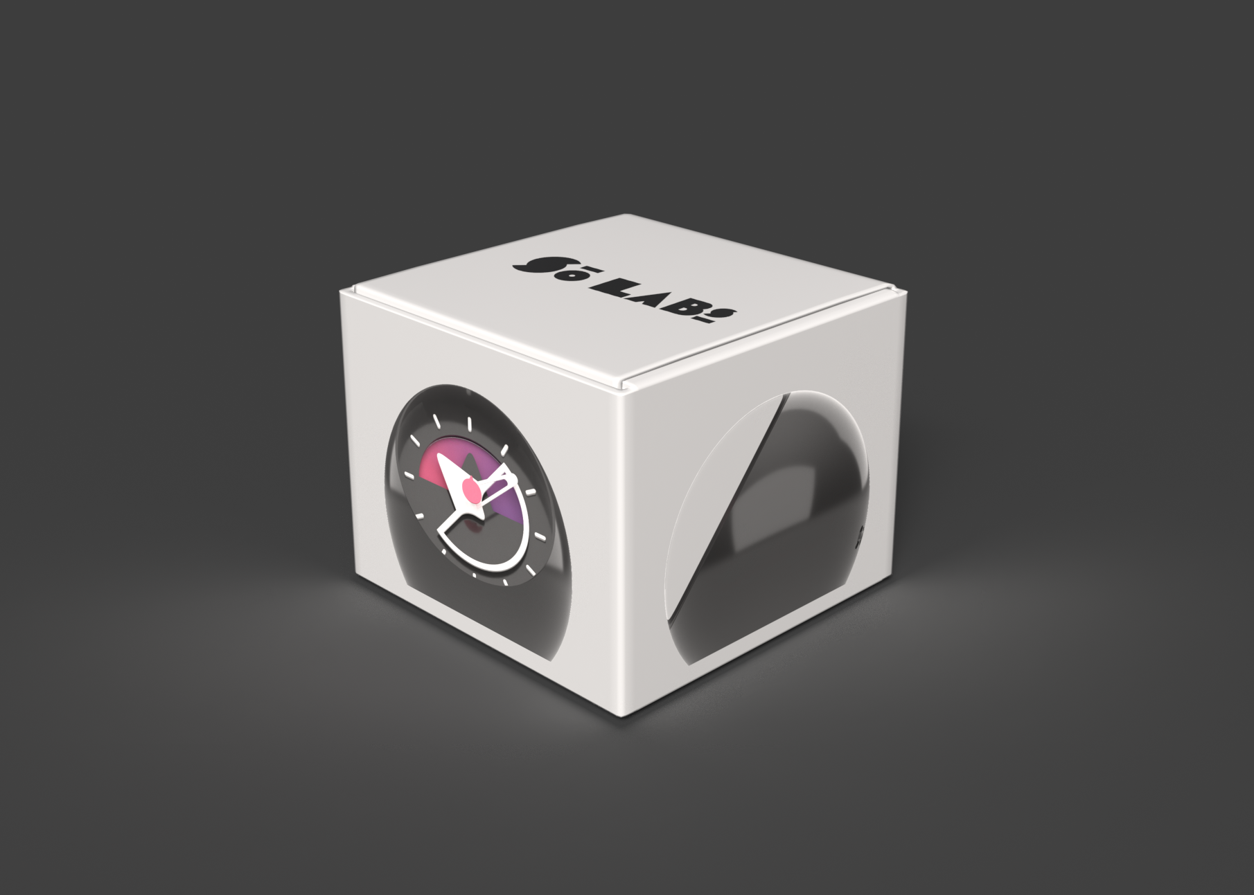 Layer 3.1: Onyx Rose | Desk Clock