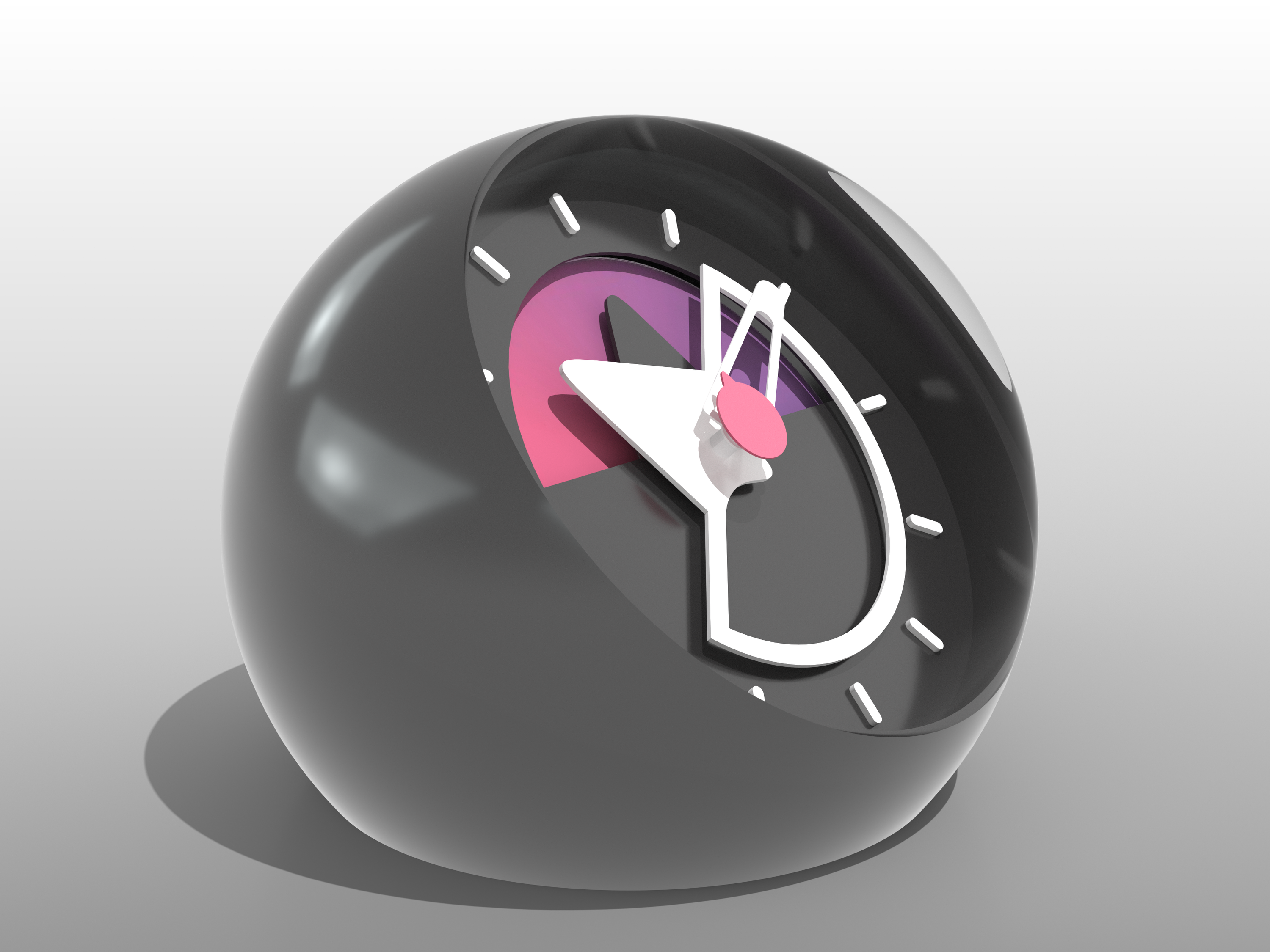 Layer 3.1: Onyx Rose | Desk Clock