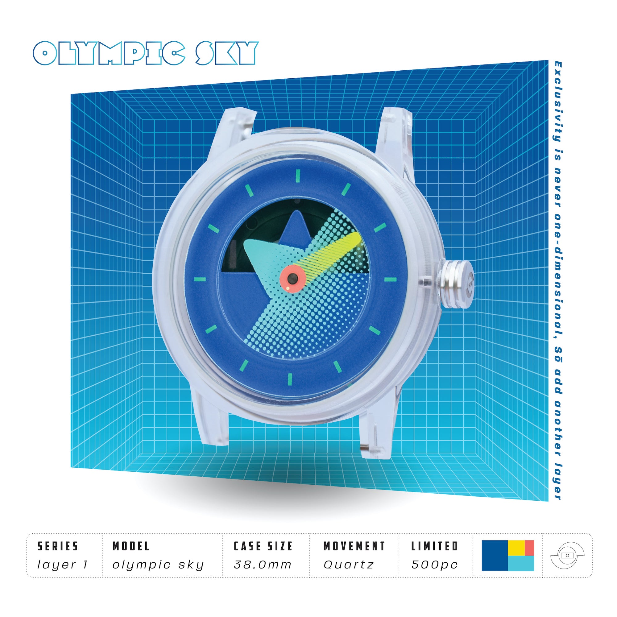 So Labs Layer 1.1 One Series Watch Watches Olympic Sky