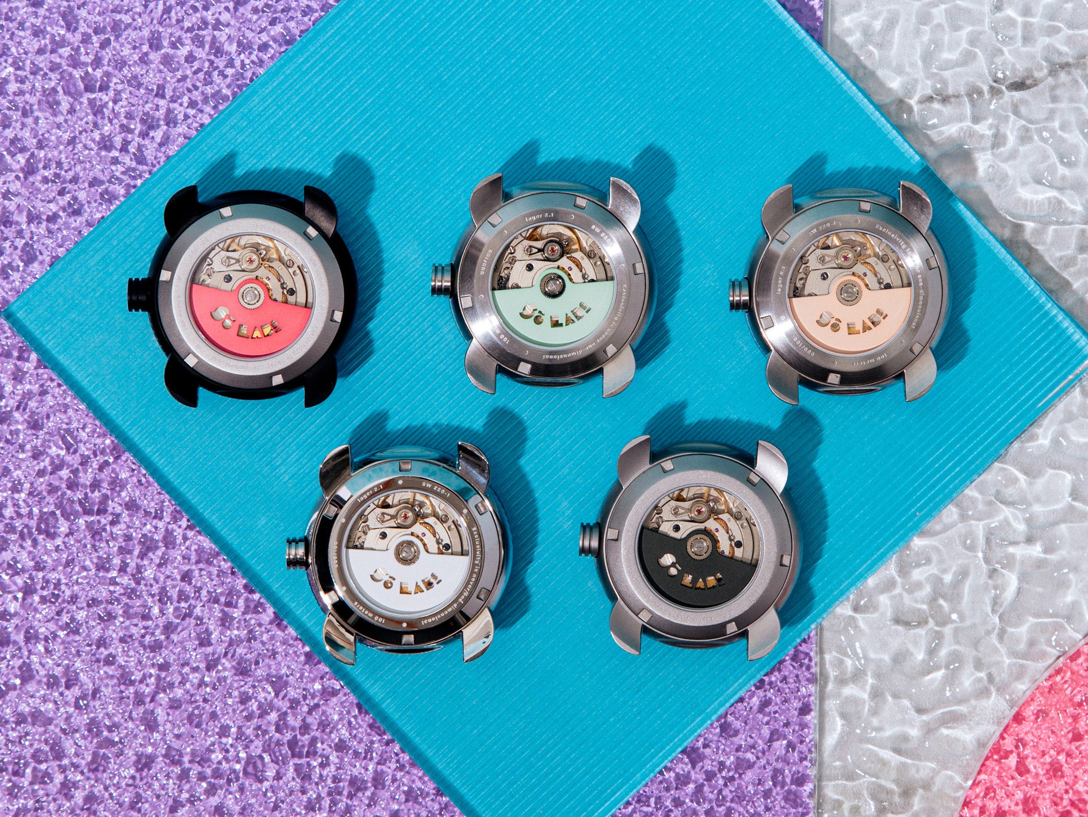 So Lab Sō Labs Watch Co. Layer 2.1 | Obsidian Frost Automatic